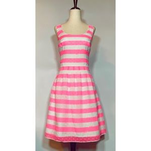 Lilly Pulitzer Pink and White Striped Dress